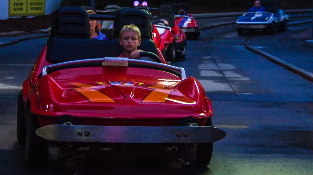 A glimpse into our future...a boy with a car!