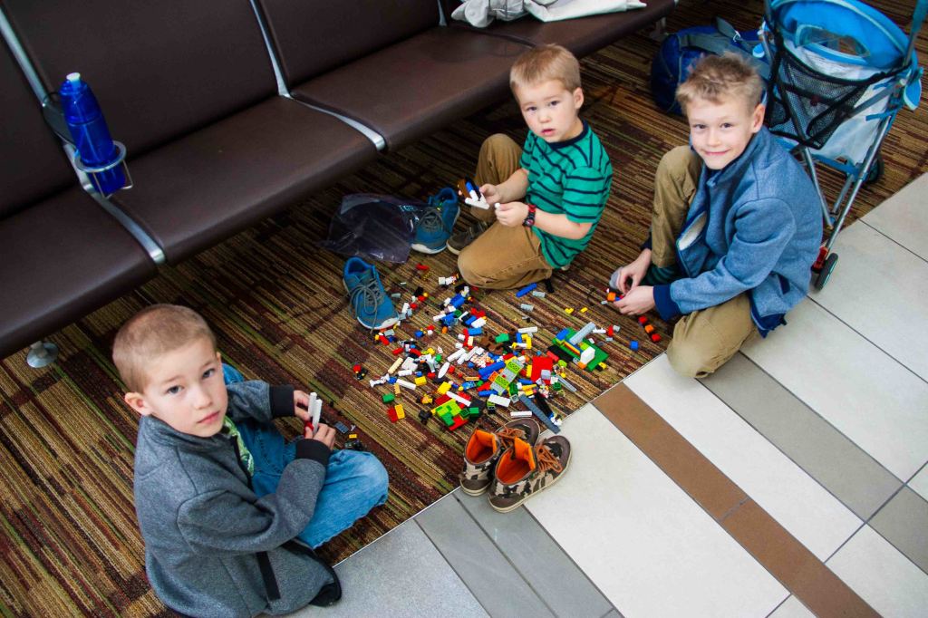 Lego in the airport.