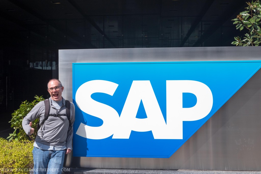 Mike spend's a ton of time in SAP so running into the SAP headquarters in Japan was a real "treat".